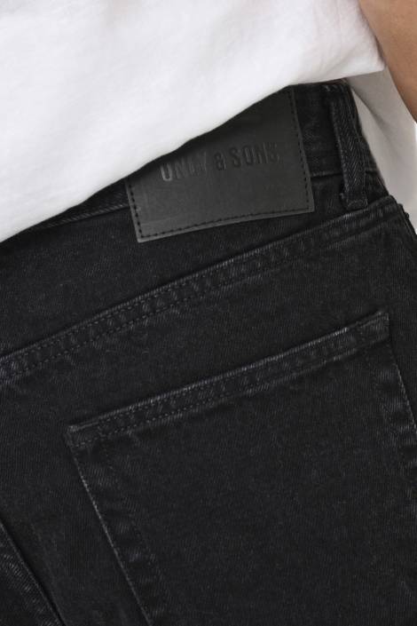Only & Sons onsfade black 9087 tai dnm shorts n